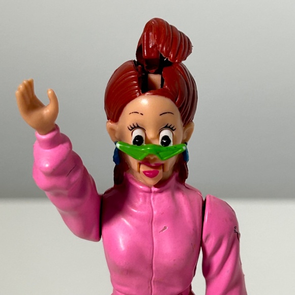 Vintage 80's The Real Ghostbusters Janine Melnitz Fright Features Action Figure - Picture 11 of 13